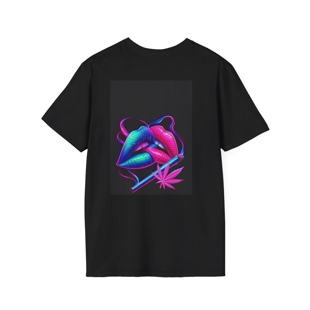 Graphic T‑Shirt — Urban Pop Art Lips & Portrait Design