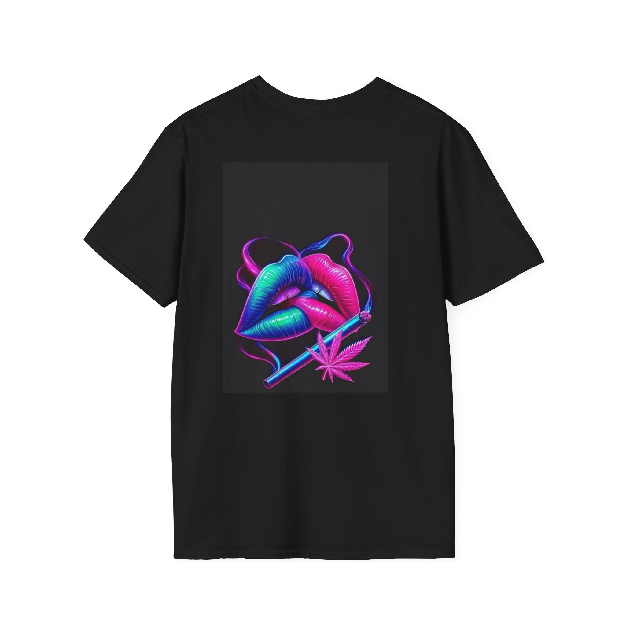 Graphic T‑Shirt — Urban Pop Art Lips & Portrait Design