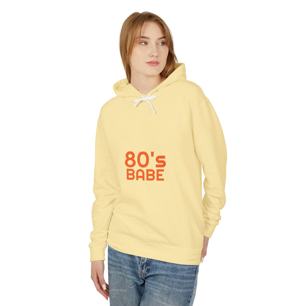 80's Babe Lightning Hoodie — Retro 80s Graphic Pullover