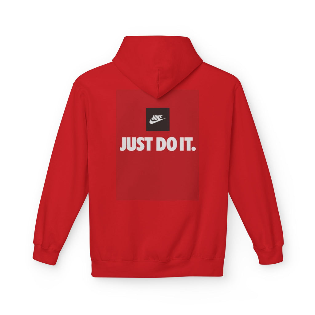 'Merica Peace Sign Hoodie – Patriotic American Flag Graphic Hoodie ("Just Do It" Back Print)
