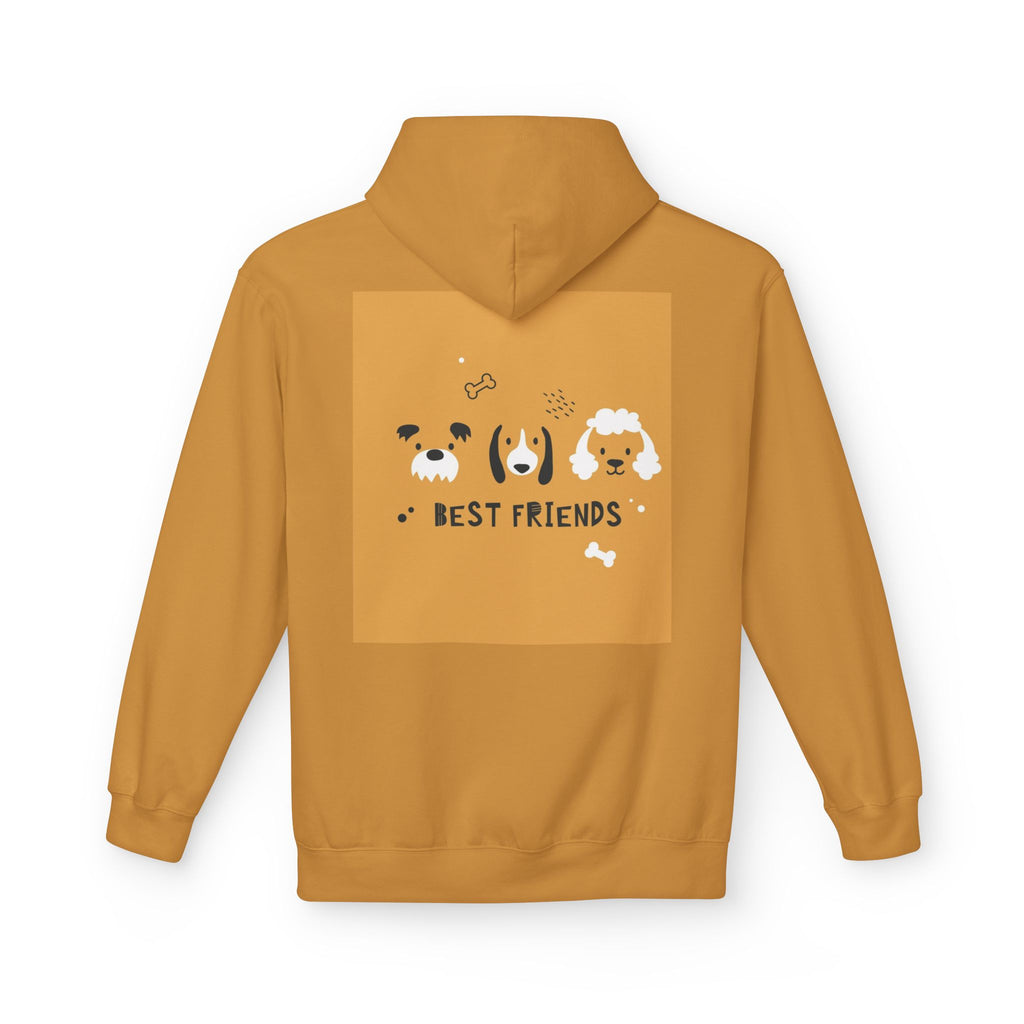 Dog Best Friends Hoodie — Cute Paw Print Puppy Graphic Sweatshirt