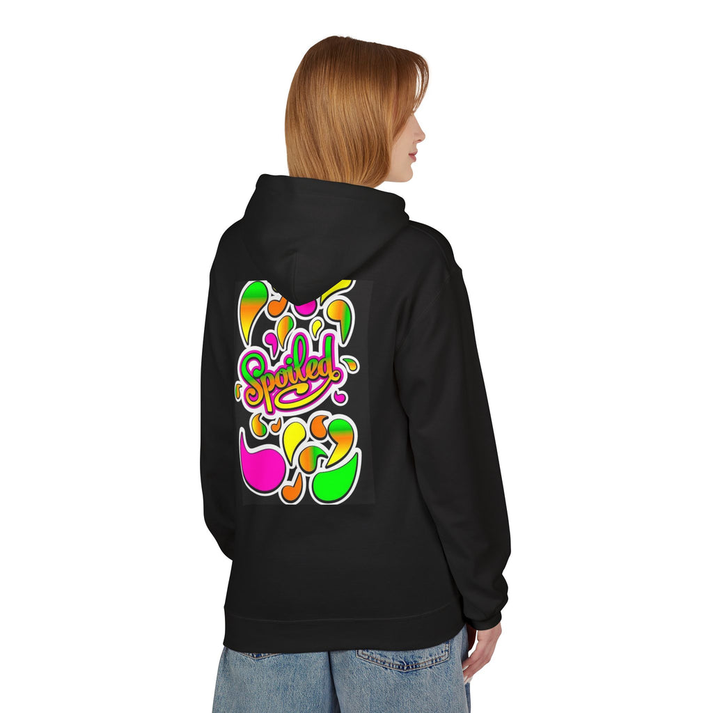 Be Kind / Sparkle Retro Graphic Hoodie — Colorful Positive Message Pullover