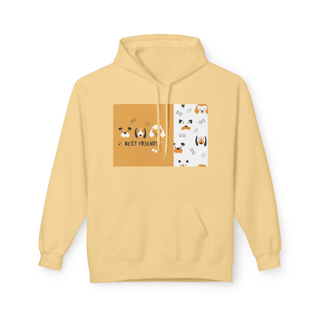 Dog Best Friends Hoodie — Cute Paw Print Puppy Graphic Sweatshirt