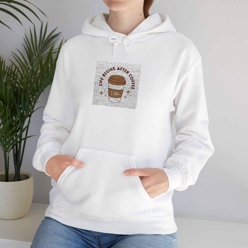 Coffee Skull Hoodie — Vintage Coffee Bean Skull Graphic Sweatshirt