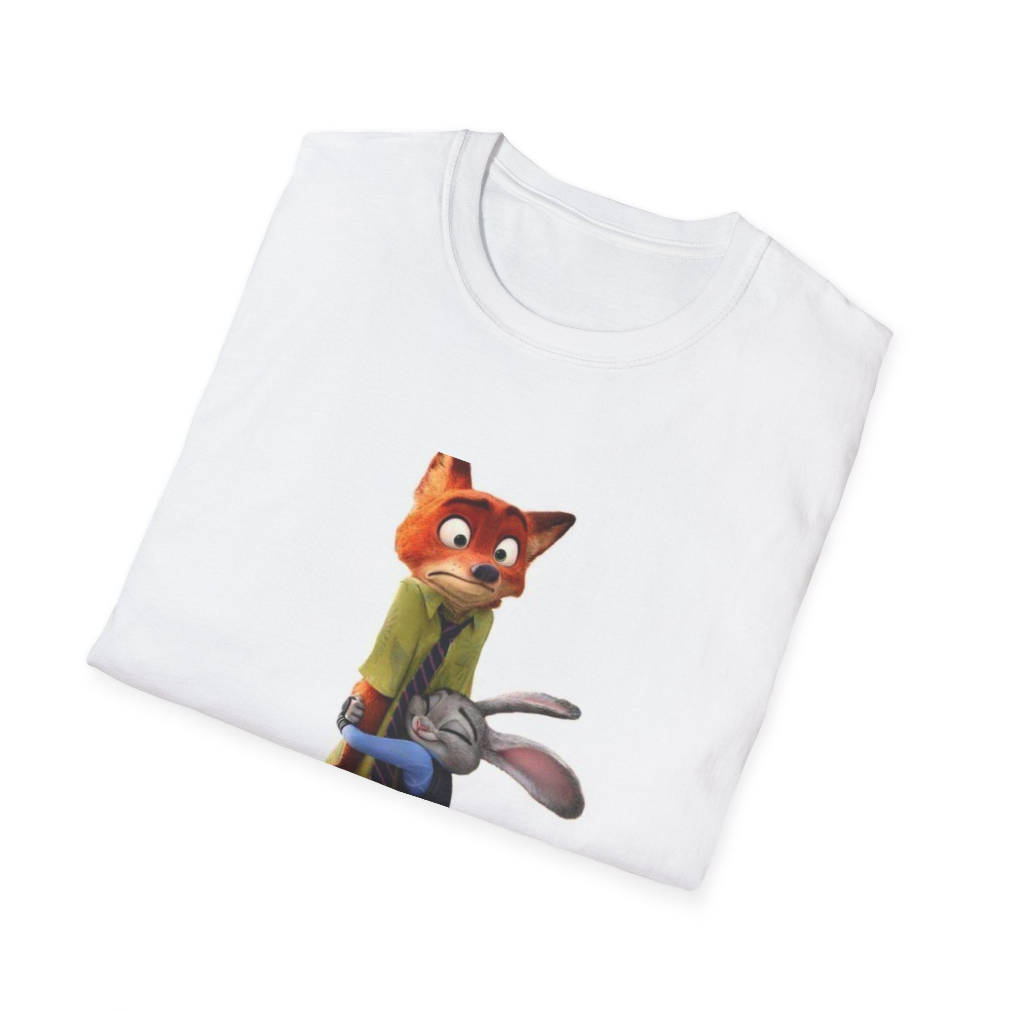 Fox and Bunny Dance Graphic T‑Shirt