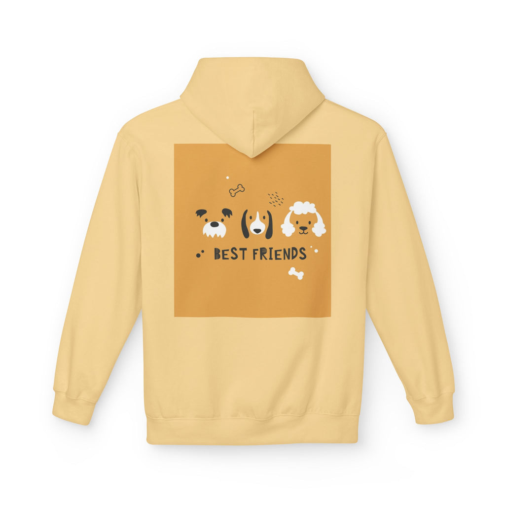 Dog Best Friends Hoodie — Cute Paw Print Puppy Graphic Sweatshirt