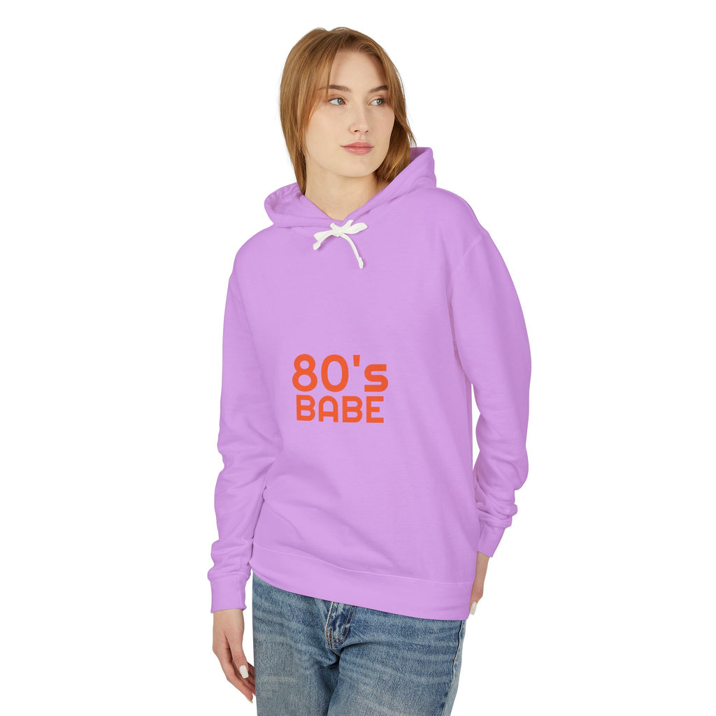 80's Babe Lightning Hoodie — Retro 80s Graphic Pullover