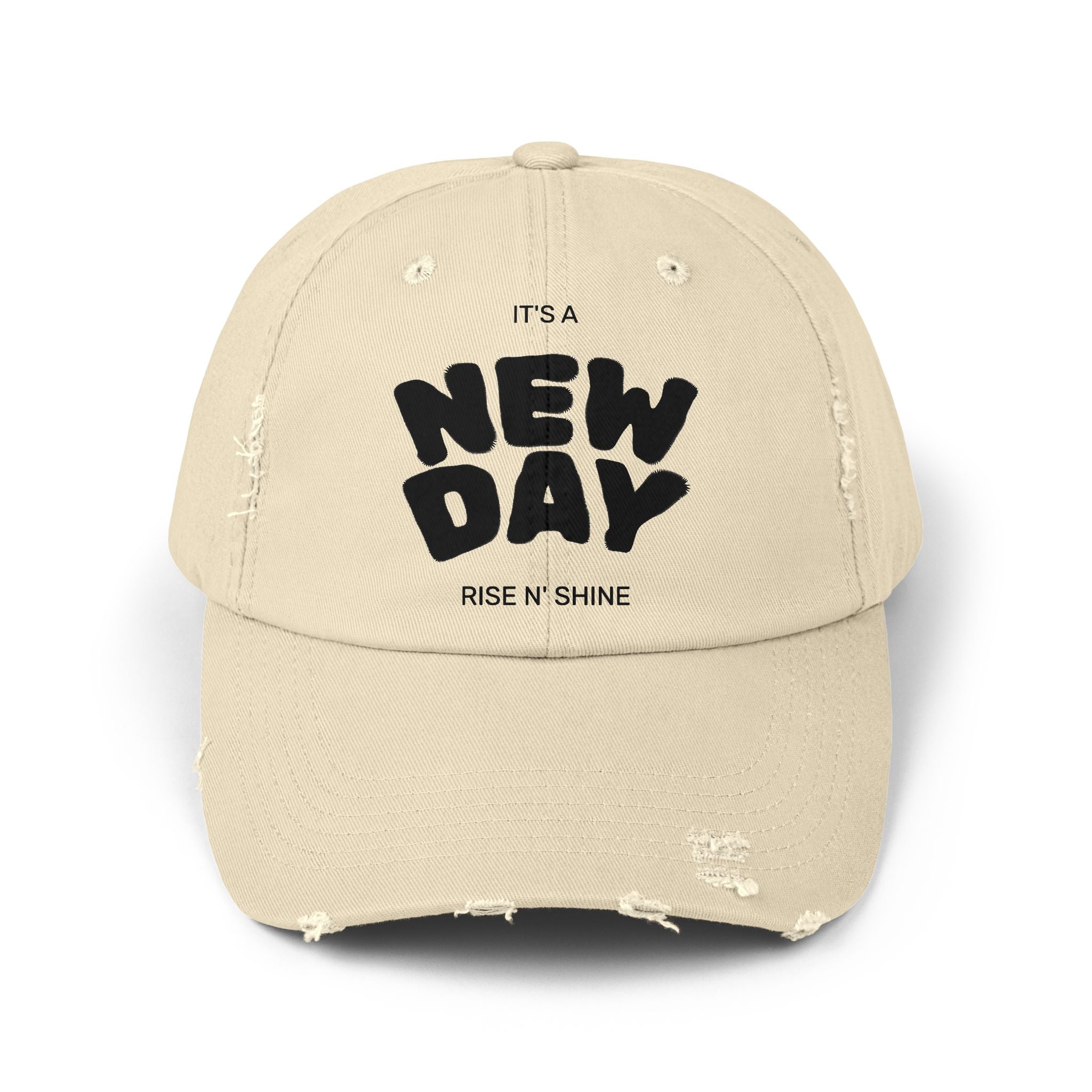 Distressed Cap - 'It's a Good Day' Quote Baseball Cap