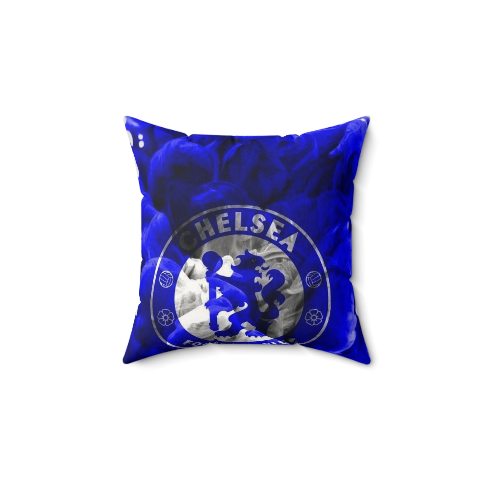 Chelsea FC Blue Ink Faux Suede Square Pillow
