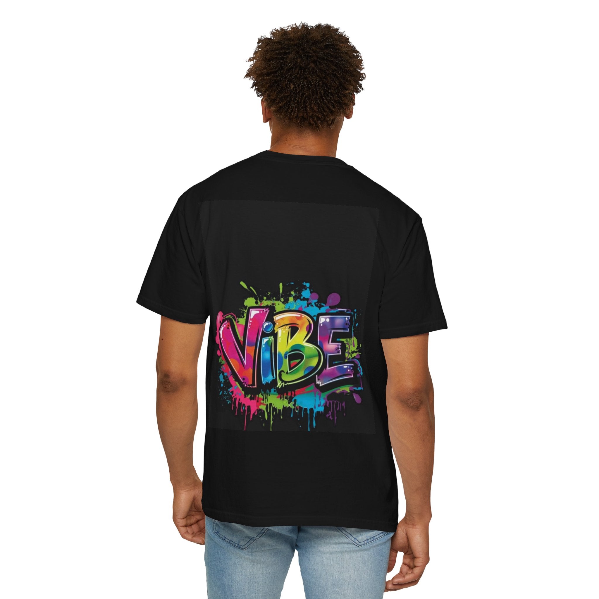 T-Shirt — 'Limited Edition' & 'Vibe' Neon Graffiti Tee