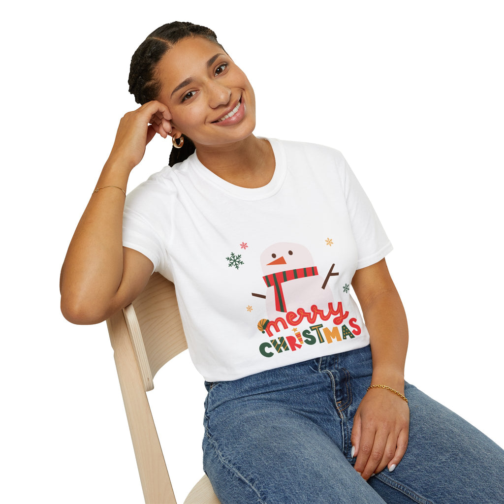 Christmas Snowman T-Shirt — Merry Christmas Holiday Tee