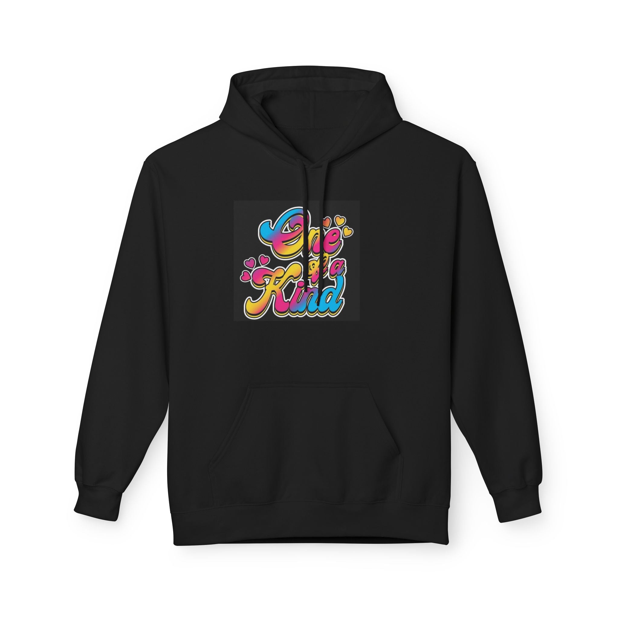 Be Kind / Sparkle Retro Graphic Hoodie — Colorful Positive Message Pullover