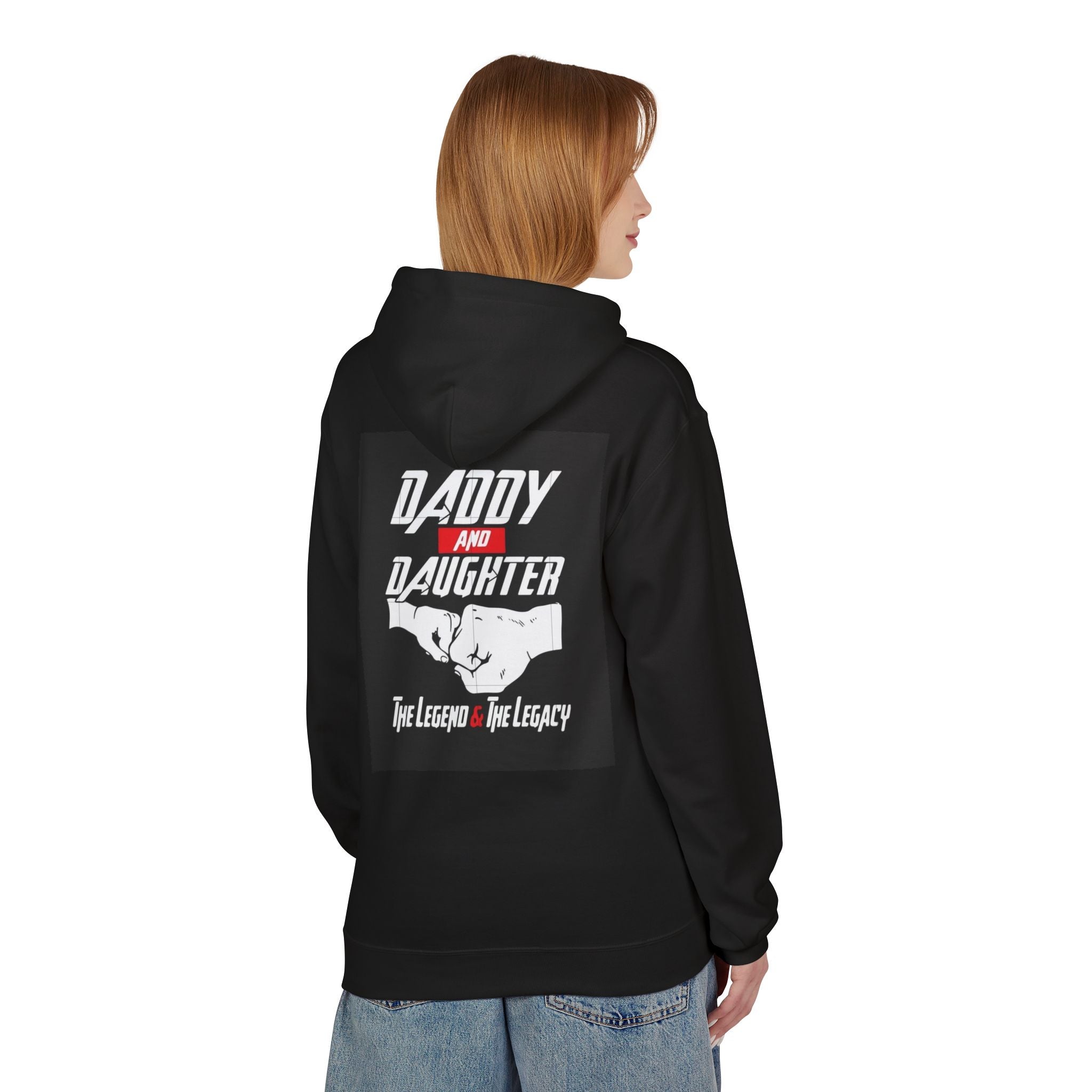 Daddy and Daughter Hoodie — "The Legend and The Legacy" Matching Father-Daughter Pullover