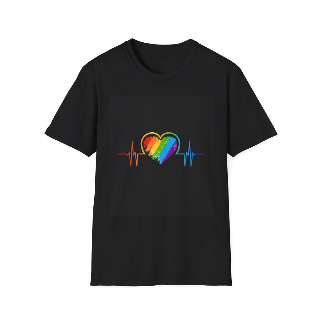 LGBTQ+ Pride T-Shirt — Rainbow Heart & "I See You I Love You I Accept You" Design