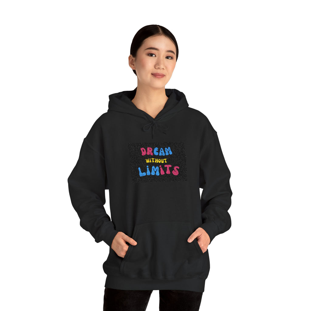 Dream Without Limits Hoodie — Colorful Inspiring Graphic Pullover