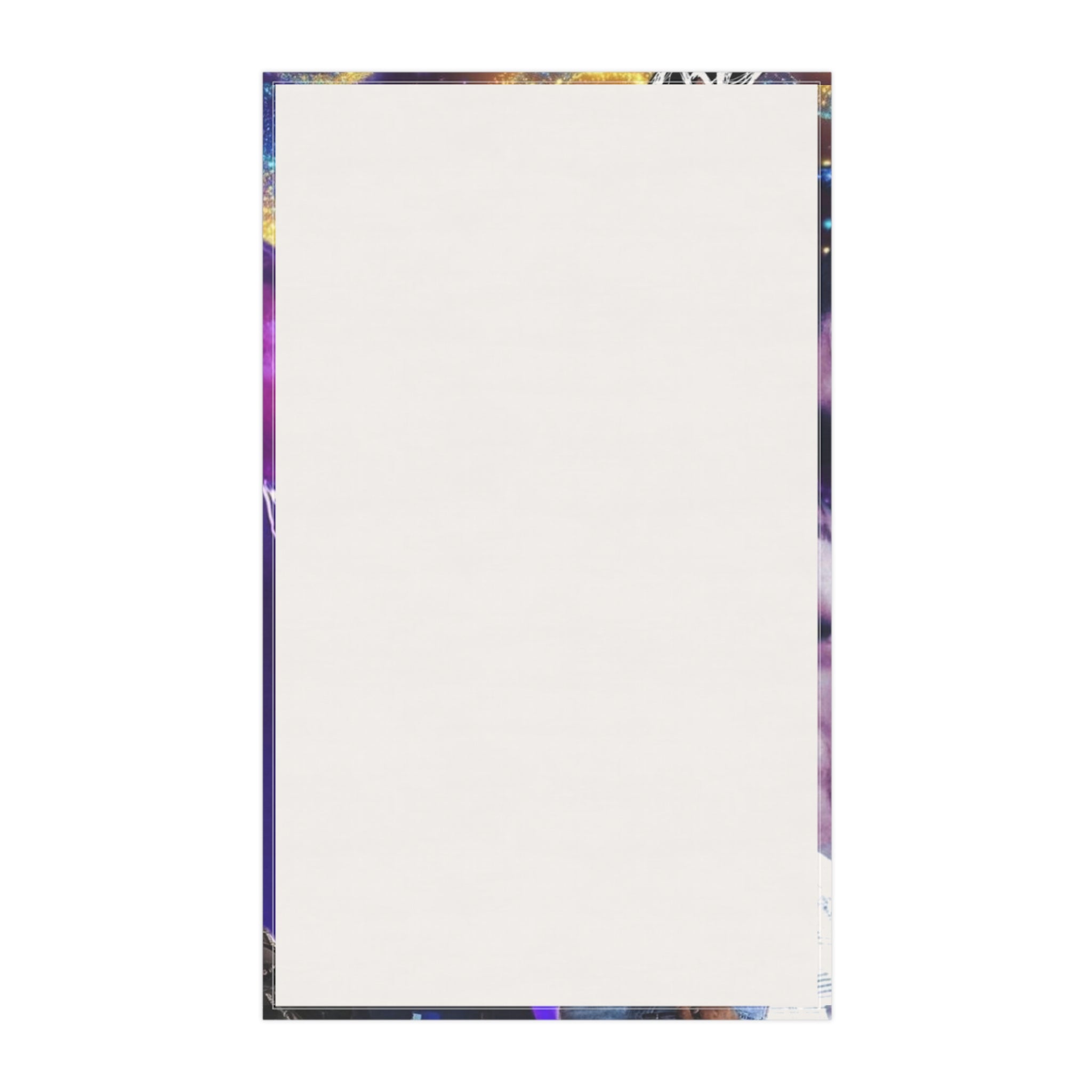 Galaxy Collage Tea Towel — Urban Music Tribute Design