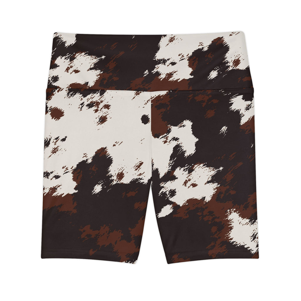Cowhide Print Women's Workout Shorts