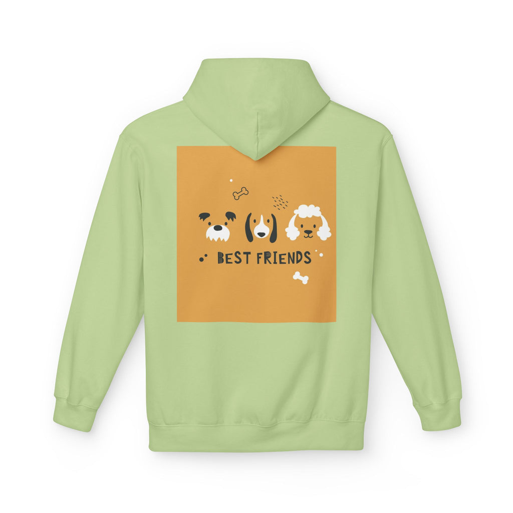 Dog Best Friends Hoodie — Cute Paw Print Puppy Graphic Sweatshirt