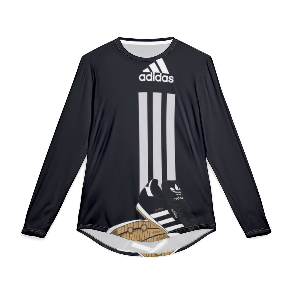 Adidas Three-Stripe Long Sleeve UV Shirt