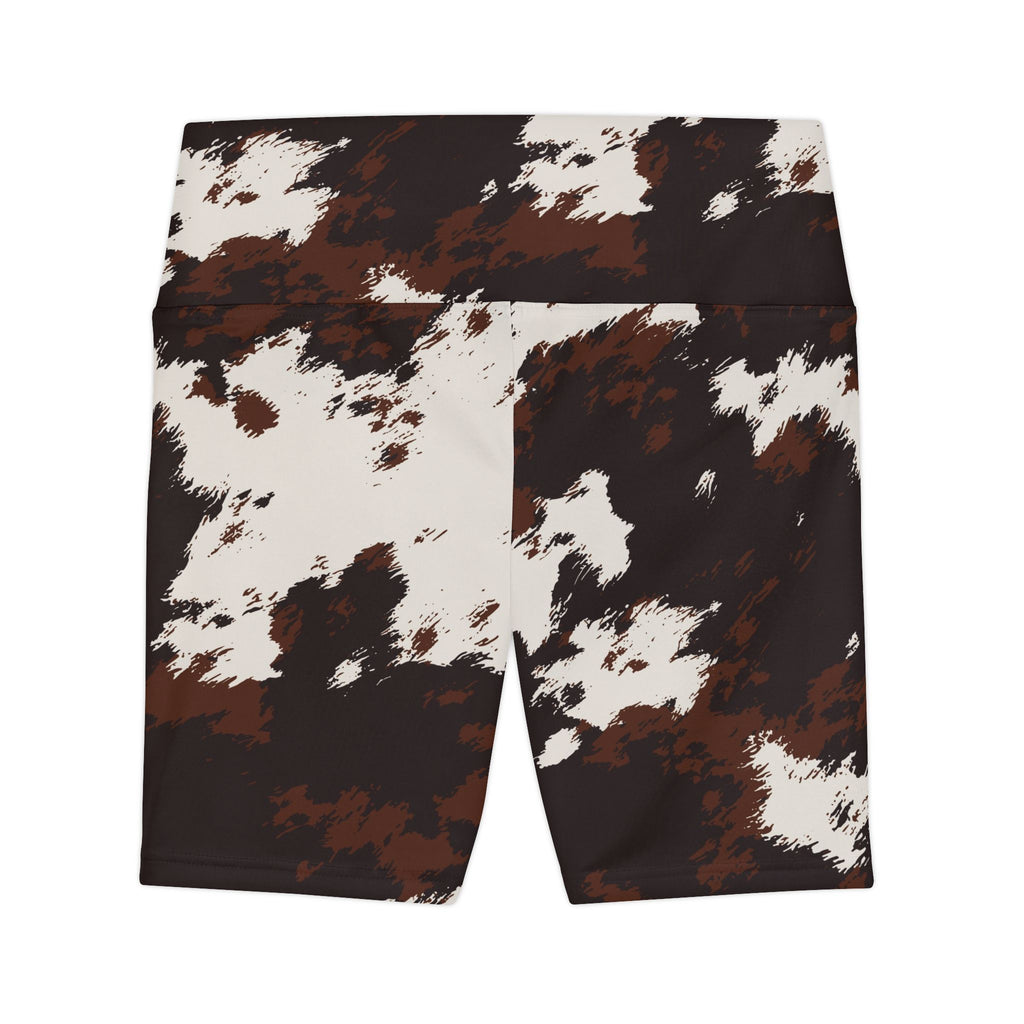 Cowhide Print Women's Workout Shorts