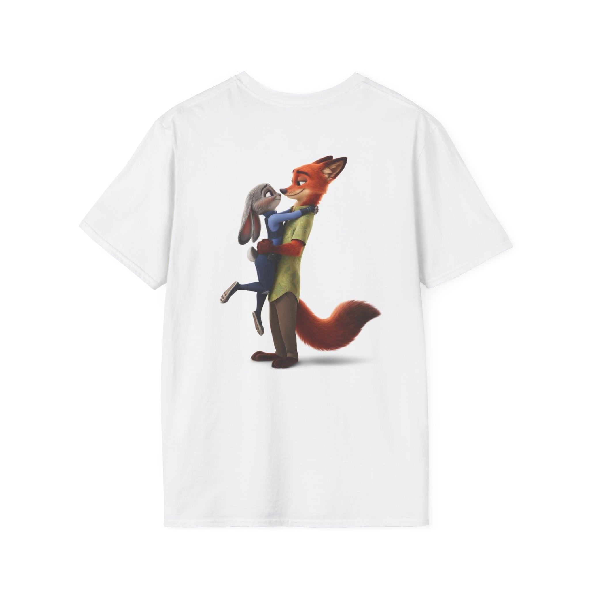 Fox and Bunny Dance Graphic T‑Shirt