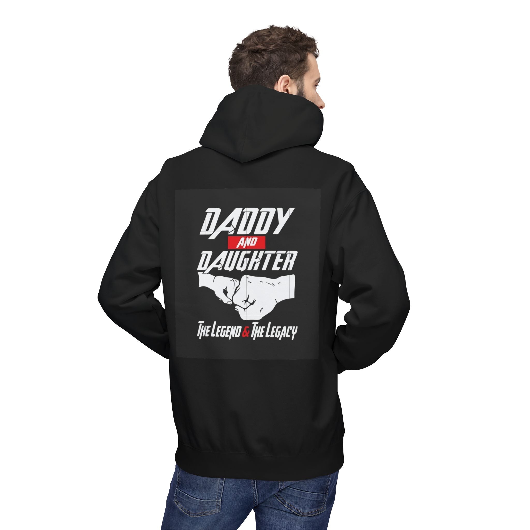 Daddy and Daughter Hoodie — "The Legend and The Legacy" Matching Father-Daughter Pullover