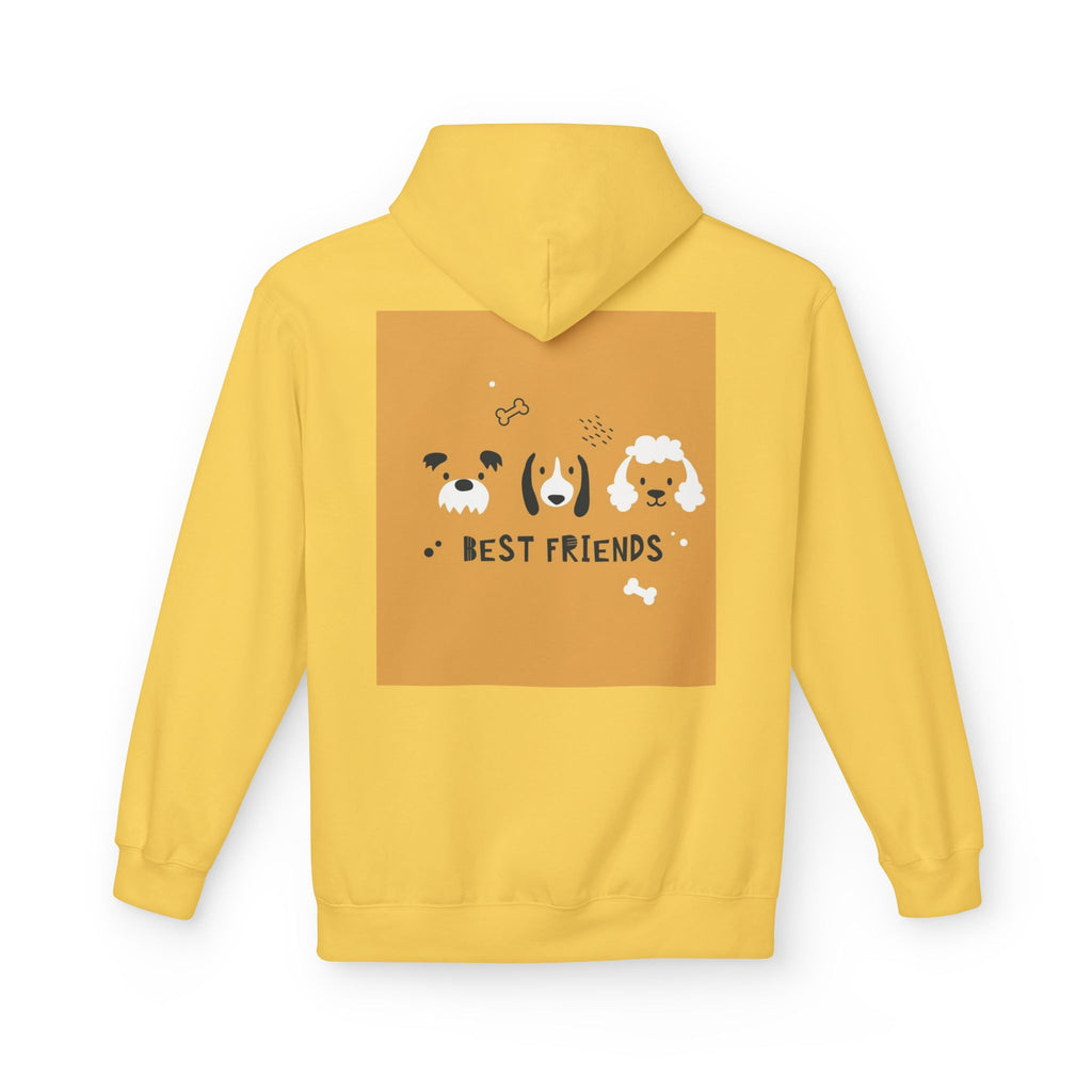 Dog Best Friends Hoodie — Cute Paw Print Puppy Graphic Sweatshirt