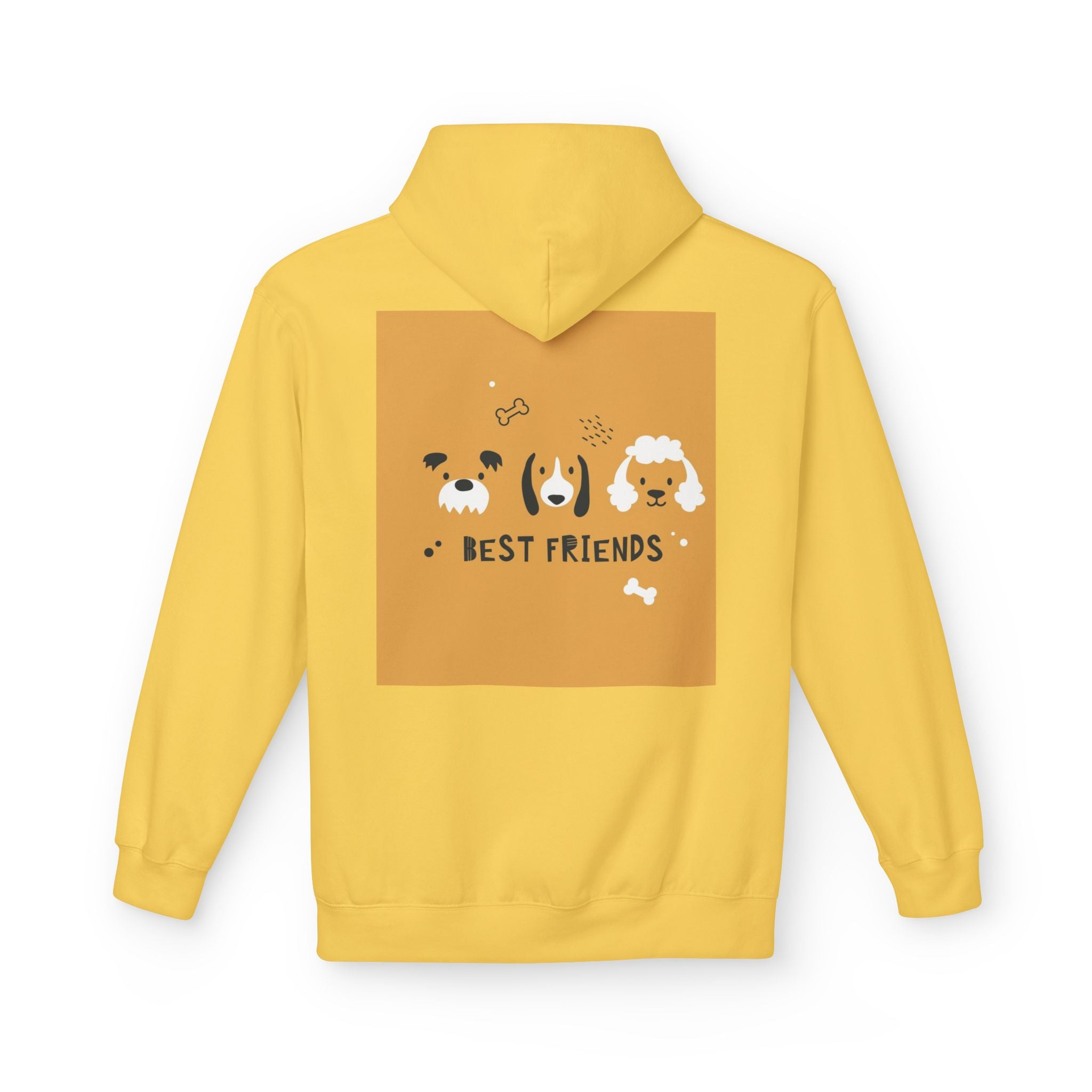 Dog Best Friends Hoodie — Cute Paw Print Puppy Graphic Sweatshirt