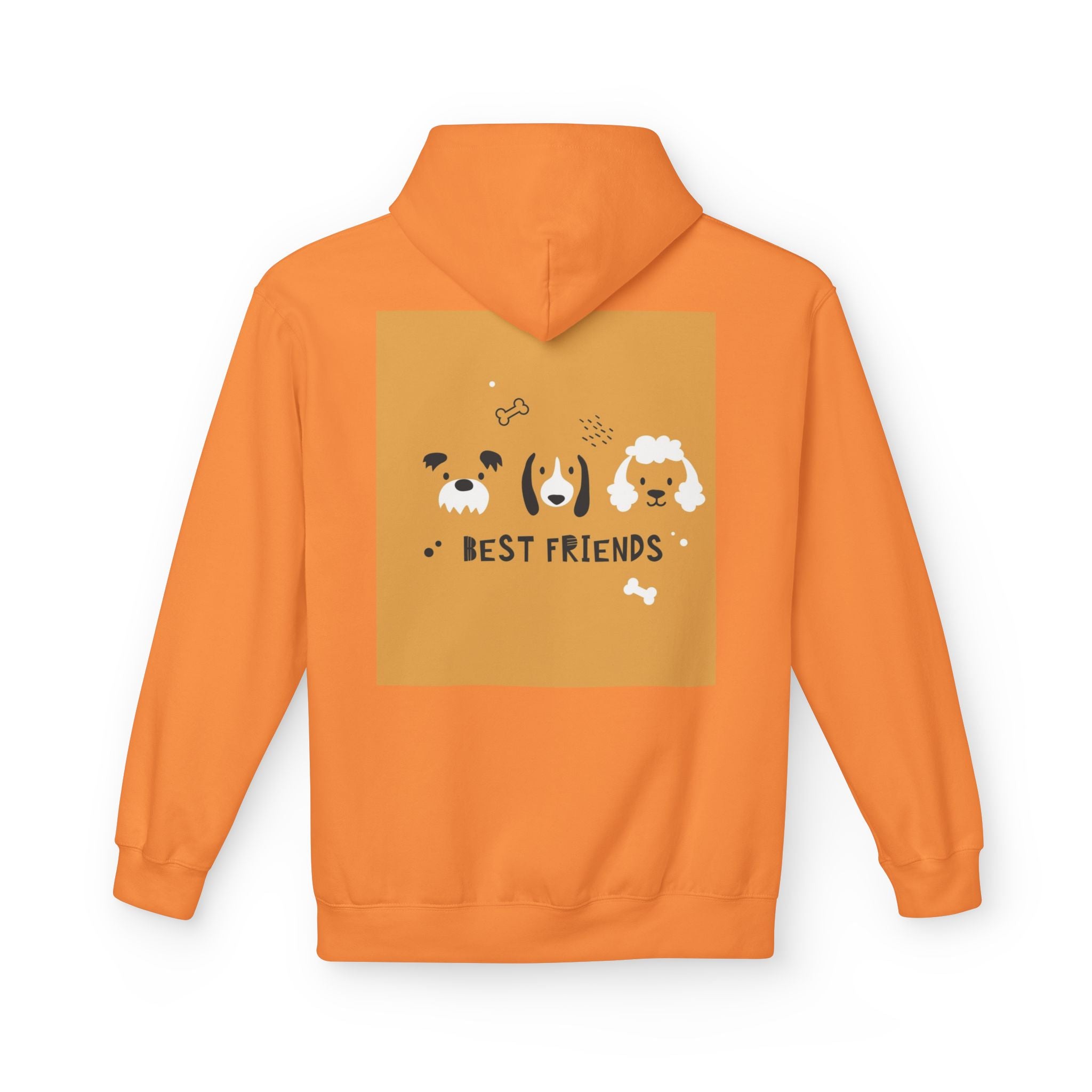 Dog Best Friends Hoodie — Cute Paw Print Puppy Graphic Sweatshirt