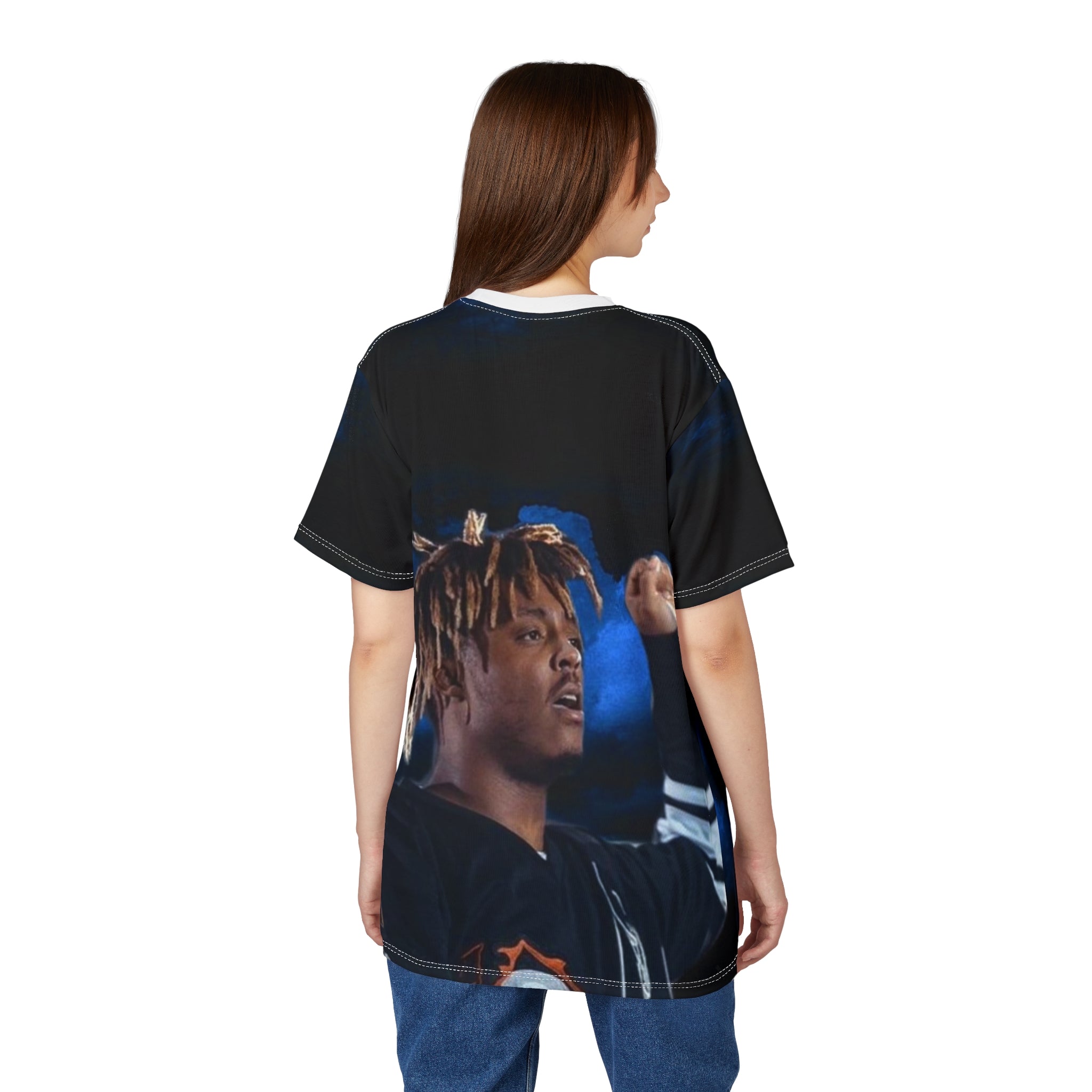 All-Over Print Portrait Tee — Urban Music Artist Graphic