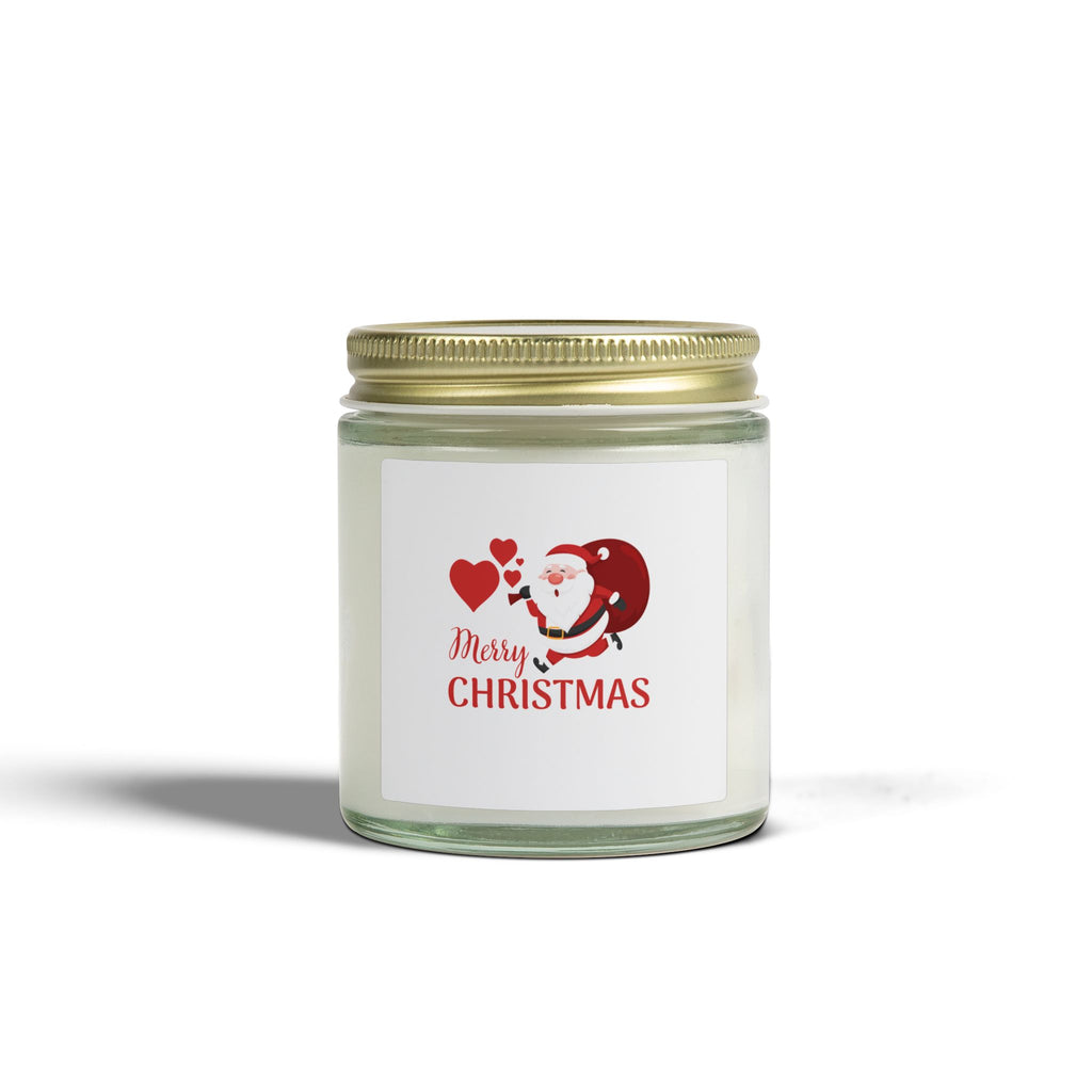 Christmas Coconut Apricot Scented Candle (4oz / 9oz) — Merry Christmas Jar Candle