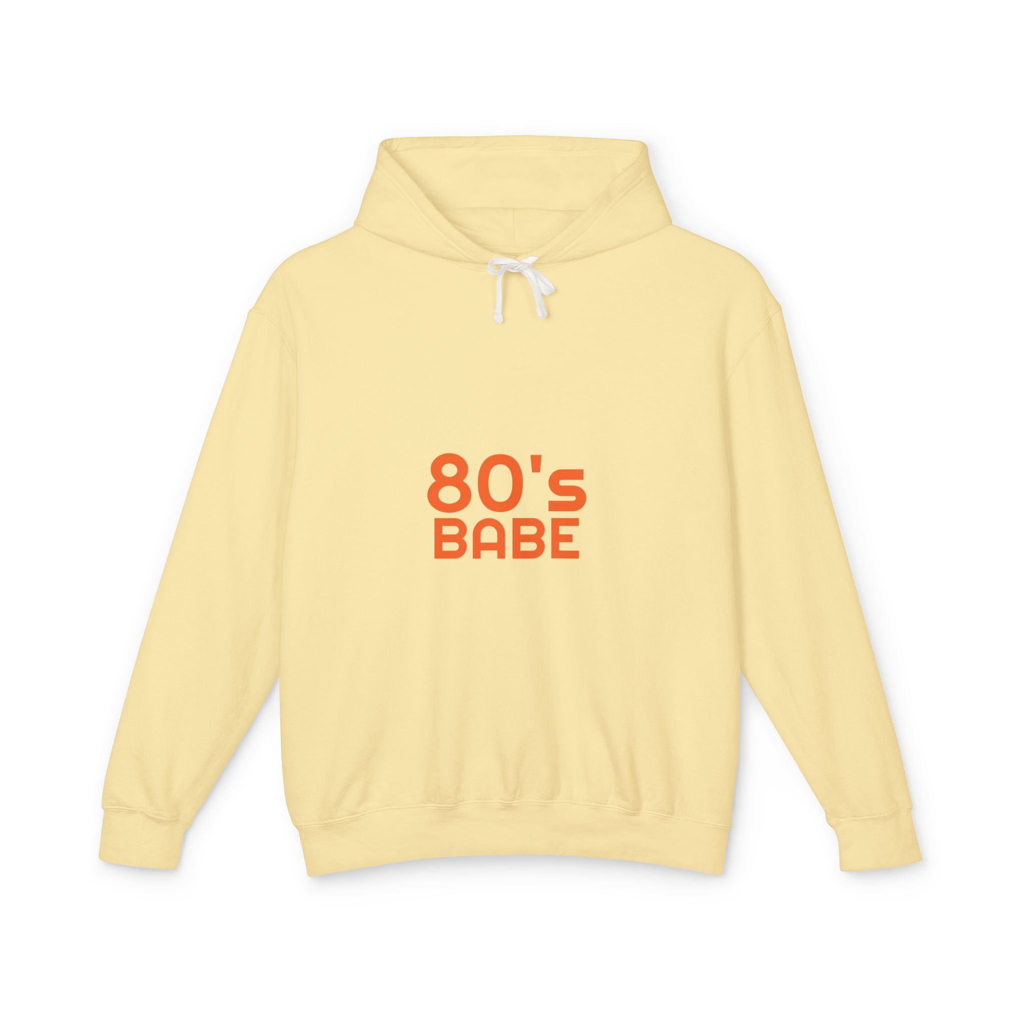 80's Babe Lightning Hoodie — Retro 80s Graphic Pullover