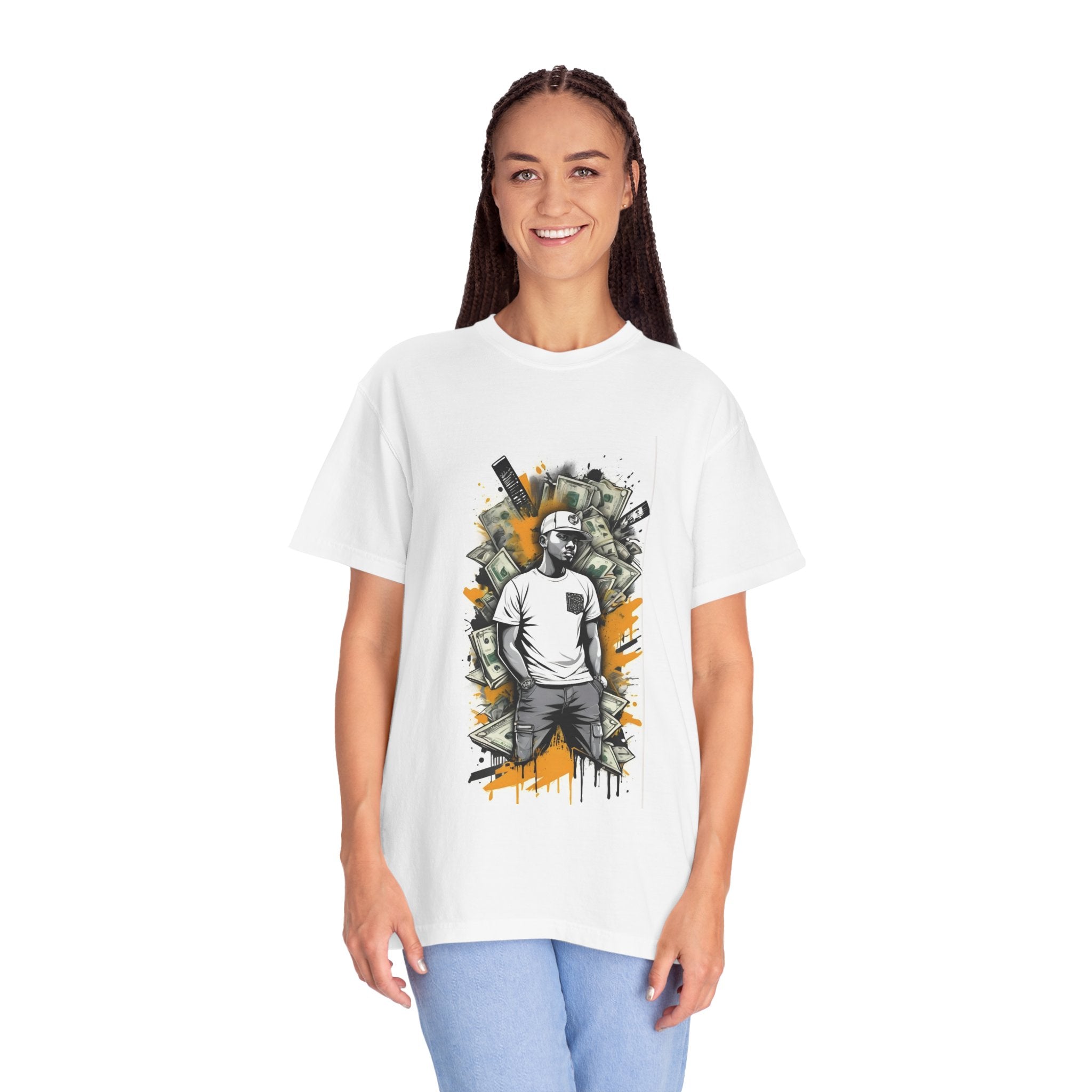 Street Money Graphic T-Shirt — Urban Skate Stance Design